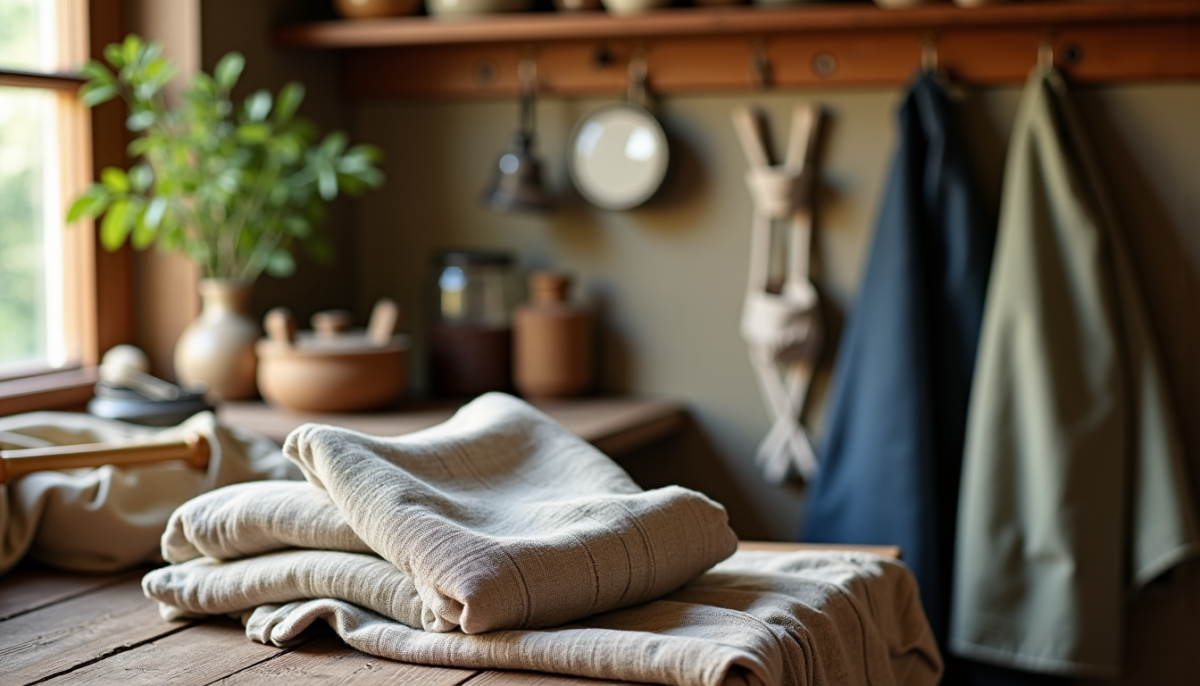 Prix du linge de cuisine en lin : torchons, tabliers et couches de boulanger